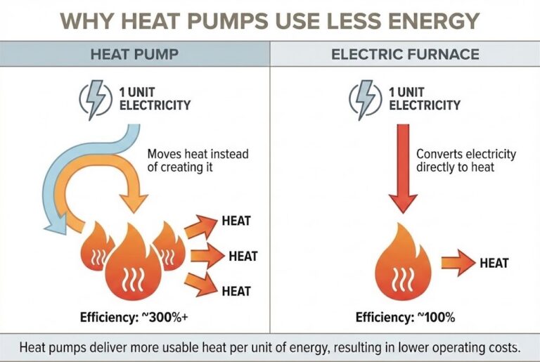 heat pumps energy savings